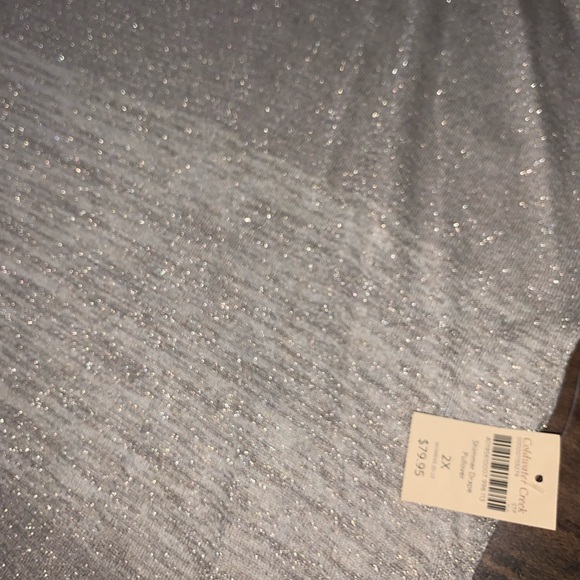 New Coldwater Creek Elegant Dolman Poncho Sweater Light Top Plus Size 2X - Picture 3 of 3